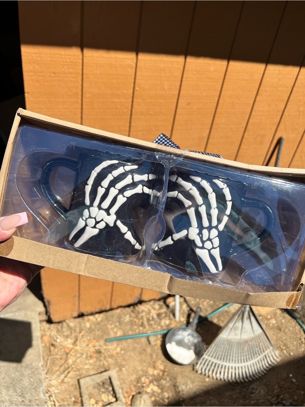 SKELETON HEART MUGS